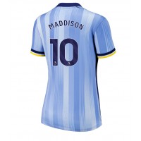 Camiseta Tottenham Hotspur James Maddison #10 Segunda Equipación Replica 2024-25 para mujer mangas cortas